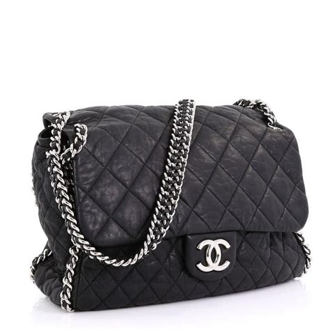 chanel chain around flap bag|Chanel chain around tote.